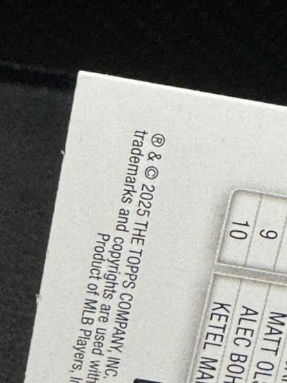 2025 Topps Series 1 League Leaders 86 Shohei Ohtani/Manny Machado/Willy Adames - 787 Hobby House