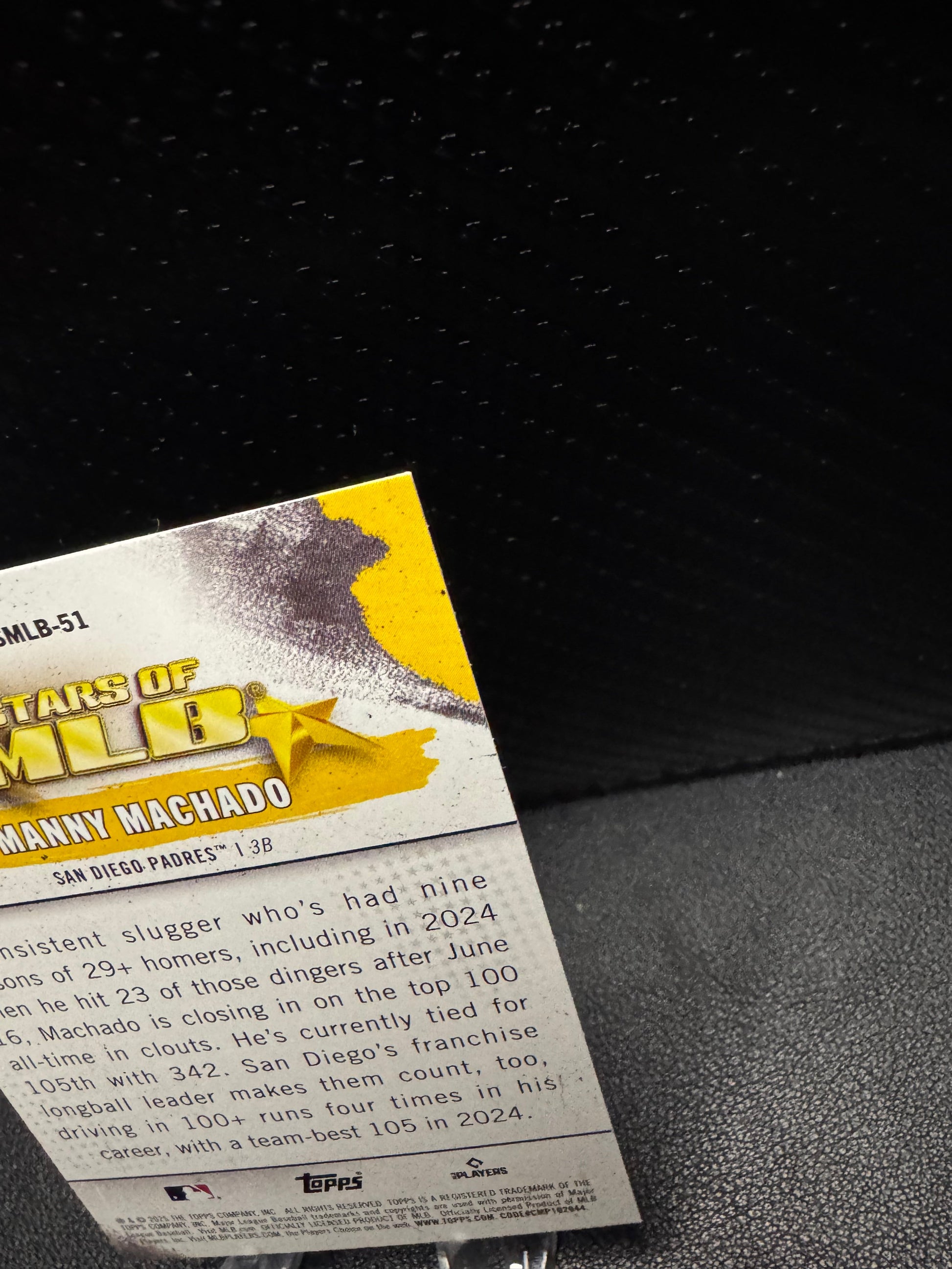 2025 Topps SMLB - 51 Manny Machado Stars of MLB San Diego Padres - 787 Hobby House