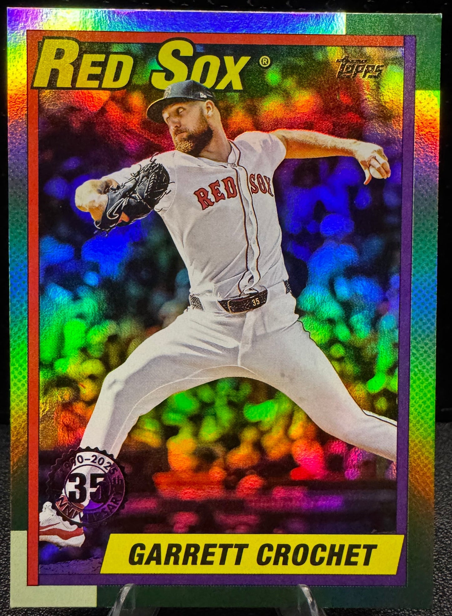 2025 Topps Update - 1990 Topps Baseball 35th Anniversary U90 - 40 Garrett Crochet Boston Red Sox - 787 Hobby House