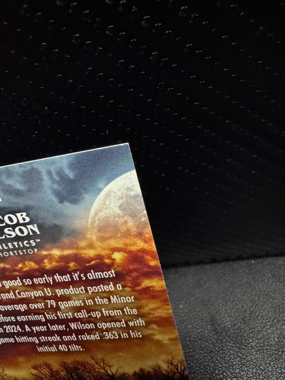 2025 Topps Update - Night Terrors NT - 11 Jacob Wilson RC Athletics - 787 Hobby House