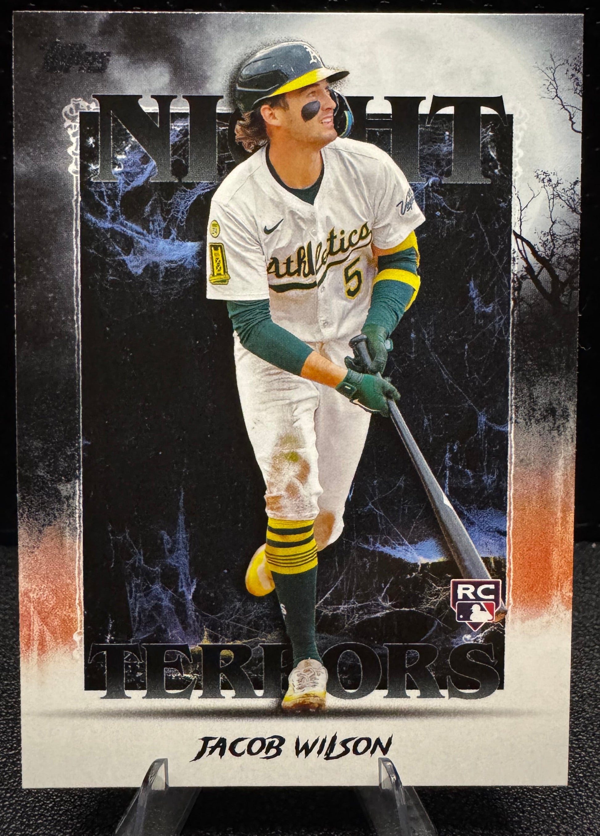 2025 Topps Update - Night Terrors NT - 11 Jacob Wilson RC Athletics - 787 Hobby House