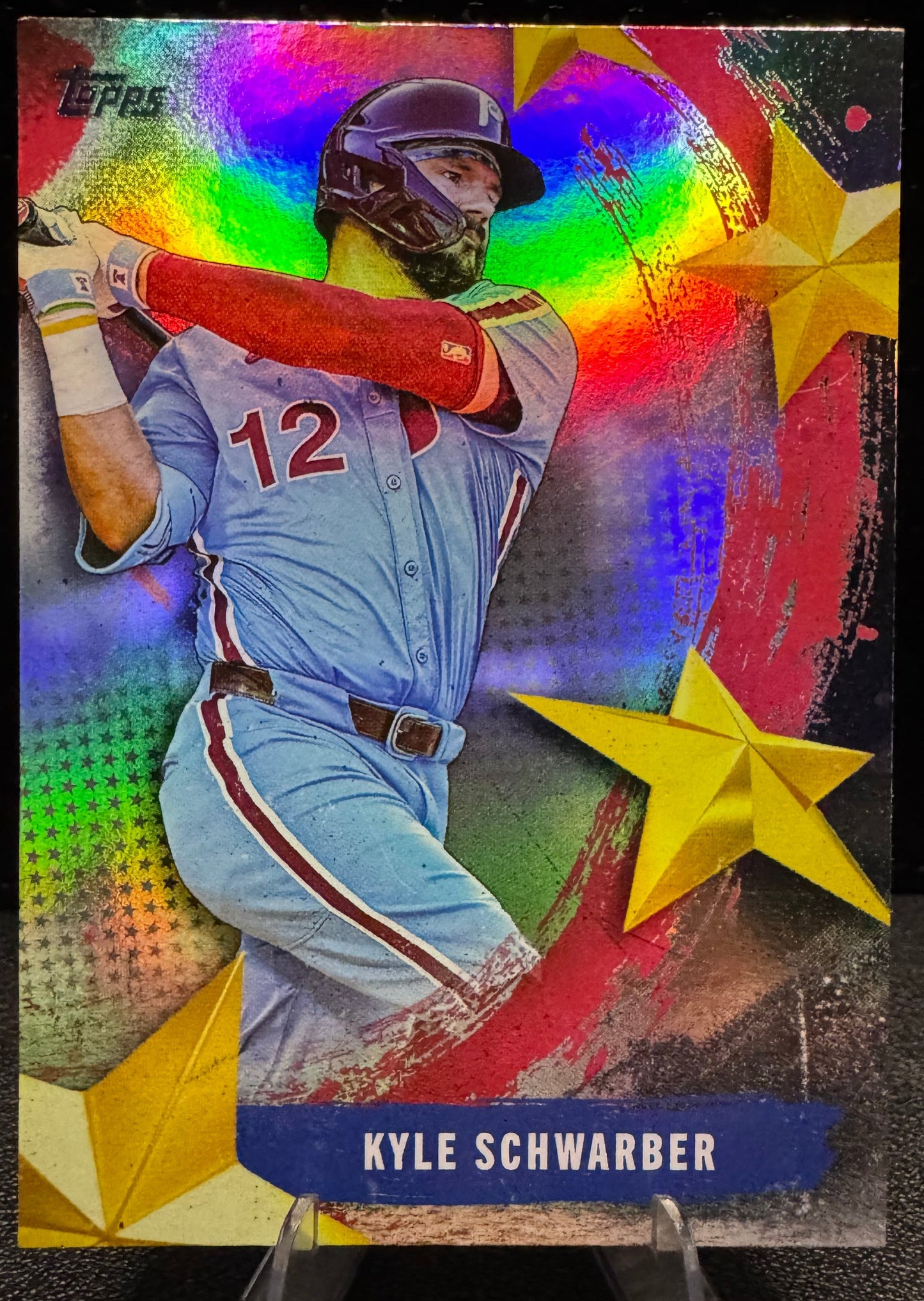 2025 Topps Update - Stars of MLB SMLB - 82 Kyle Schwarber Philadelphia Phillies - 787 Hobby House
