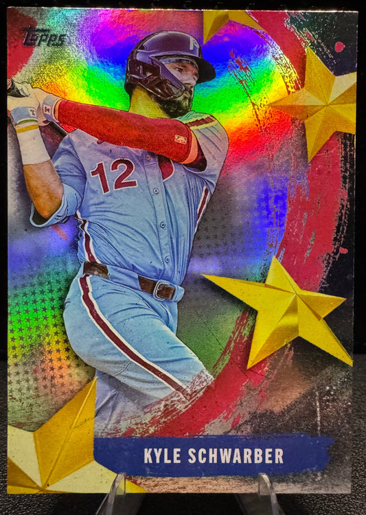 2025 Topps Update - Stars of MLB SMLB - 82 Kyle Schwarber Philadelphia Phillies - 787 Hobby House