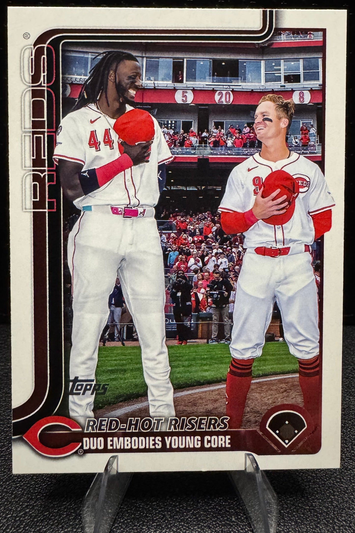 2025 Topps Update US331 Red - Hot Risers (Elly De La Cruz / Matt McLain) VC - 787 Hobby House