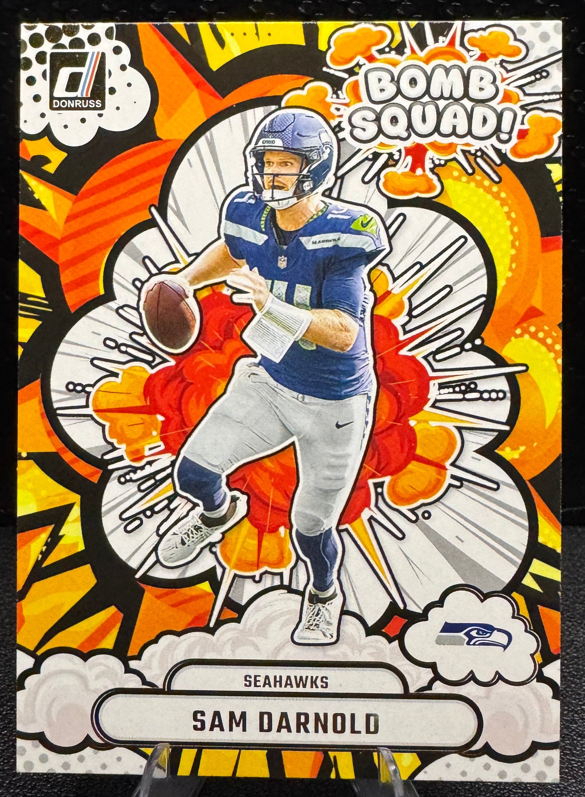 2025 Donruss Bomb Squad #BS-SDD Sam Darnold Seattle Seahawks