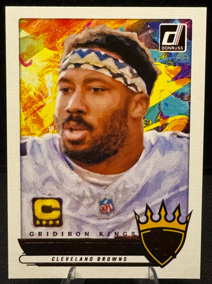 2025 Donruss Gridiron Kings #GK-MGT Myles Garrett Cleveland Browns