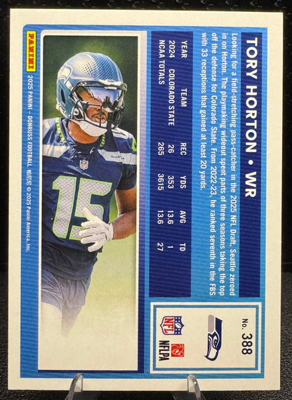 2025 Donruss Press Proof Purple #388 Tory Horton Rated Rookie