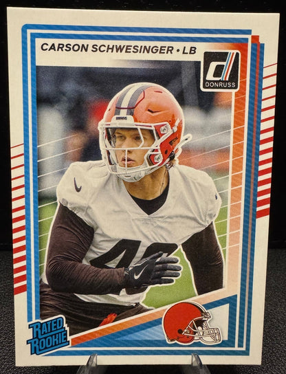 2025 Donruss 392 Carson Schwesinger RR RC Cleveland Browns - 787 Hobby House