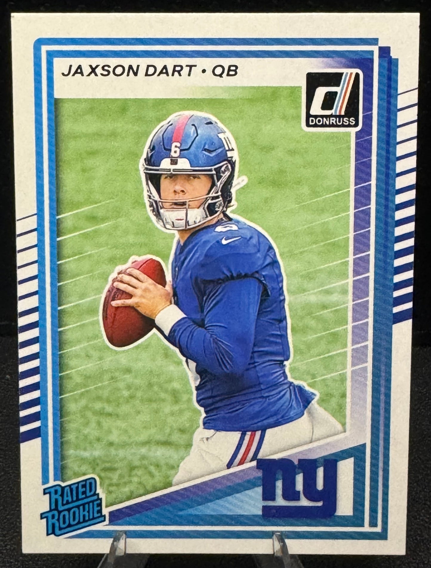2025 Donruss Rated Rookie #400 Jaxson Dart RC New York Giants