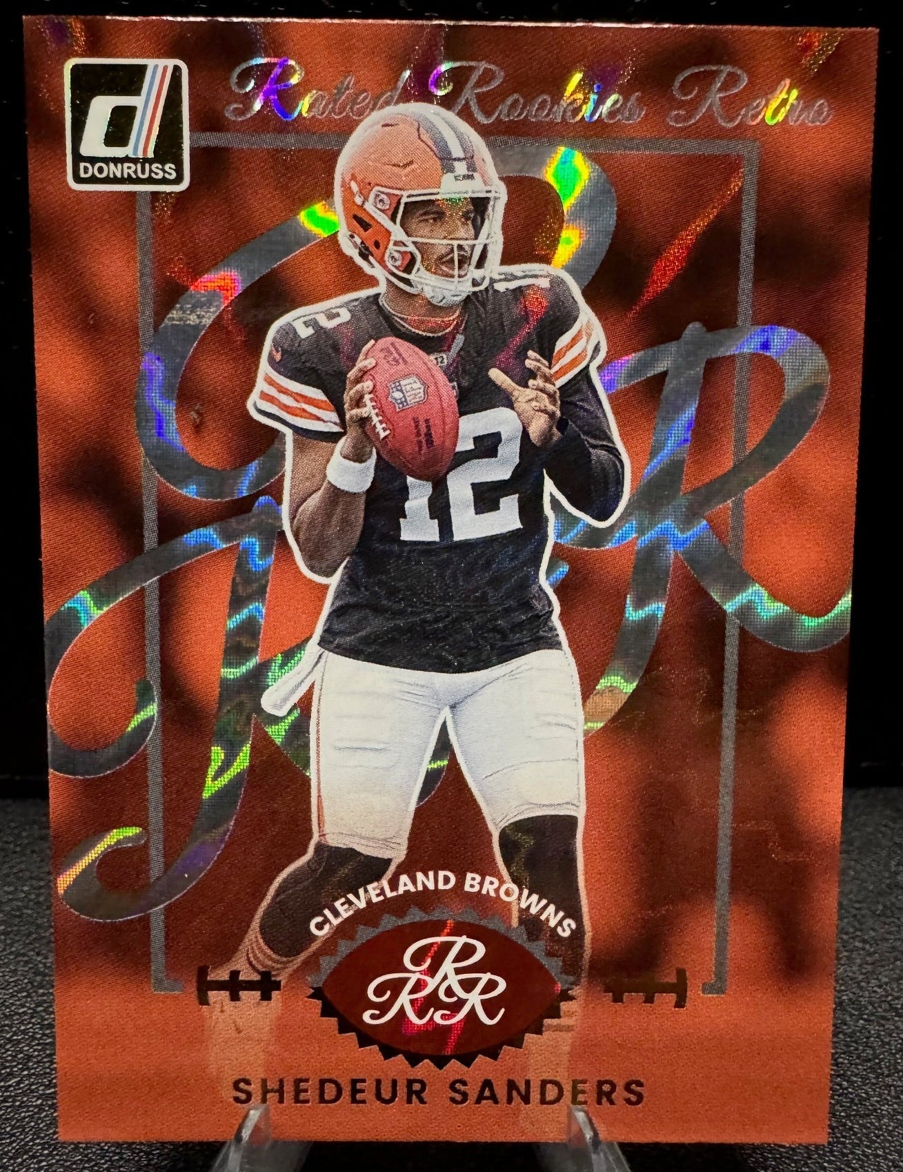2025 Donruss 11 Shedeur Sanders Rated Rookies Retro RC Cleveland Browns - 787 Hobby House