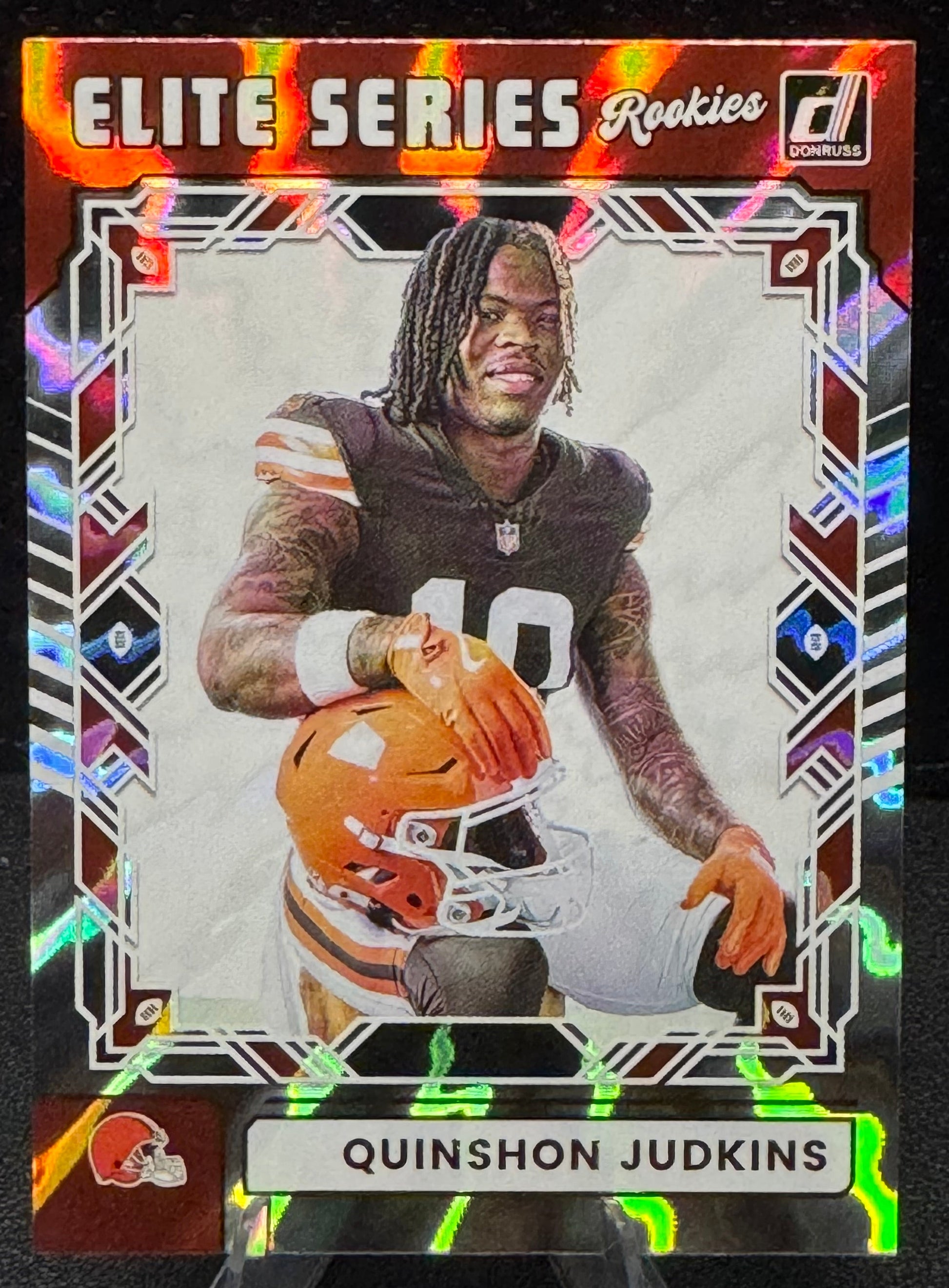 2025 Donruss The Elite Series Rookies #ESR-QJS Quinshon Judkins RC Cleveland Browns