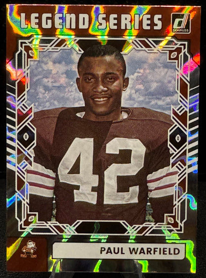 2025 Donruss The Legends Series #TLS-PWA Paul Warfield Cleveland Browns