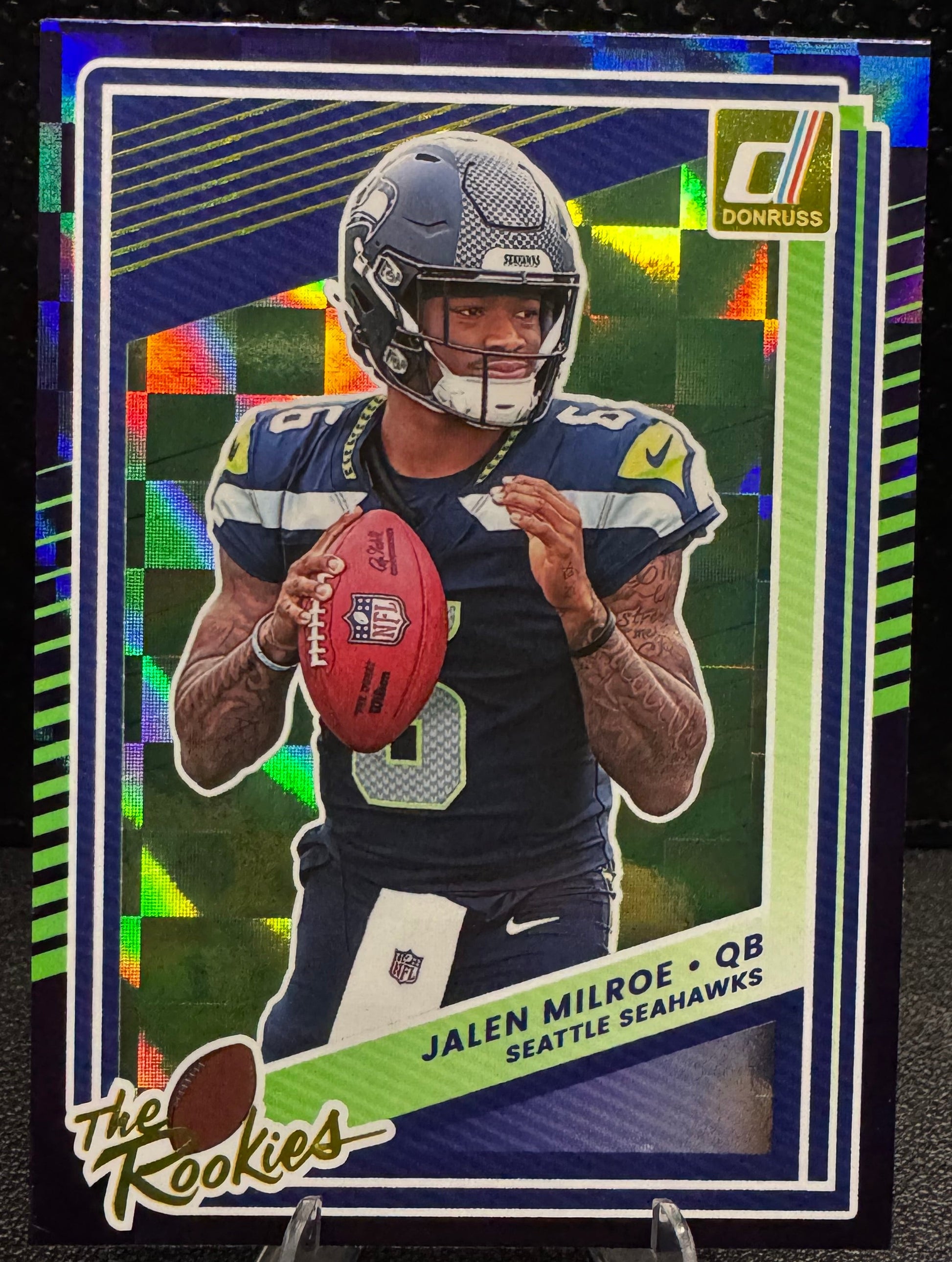 2025 Donruss The Rookies #12 Jalen Milroe Seattle Seahawks