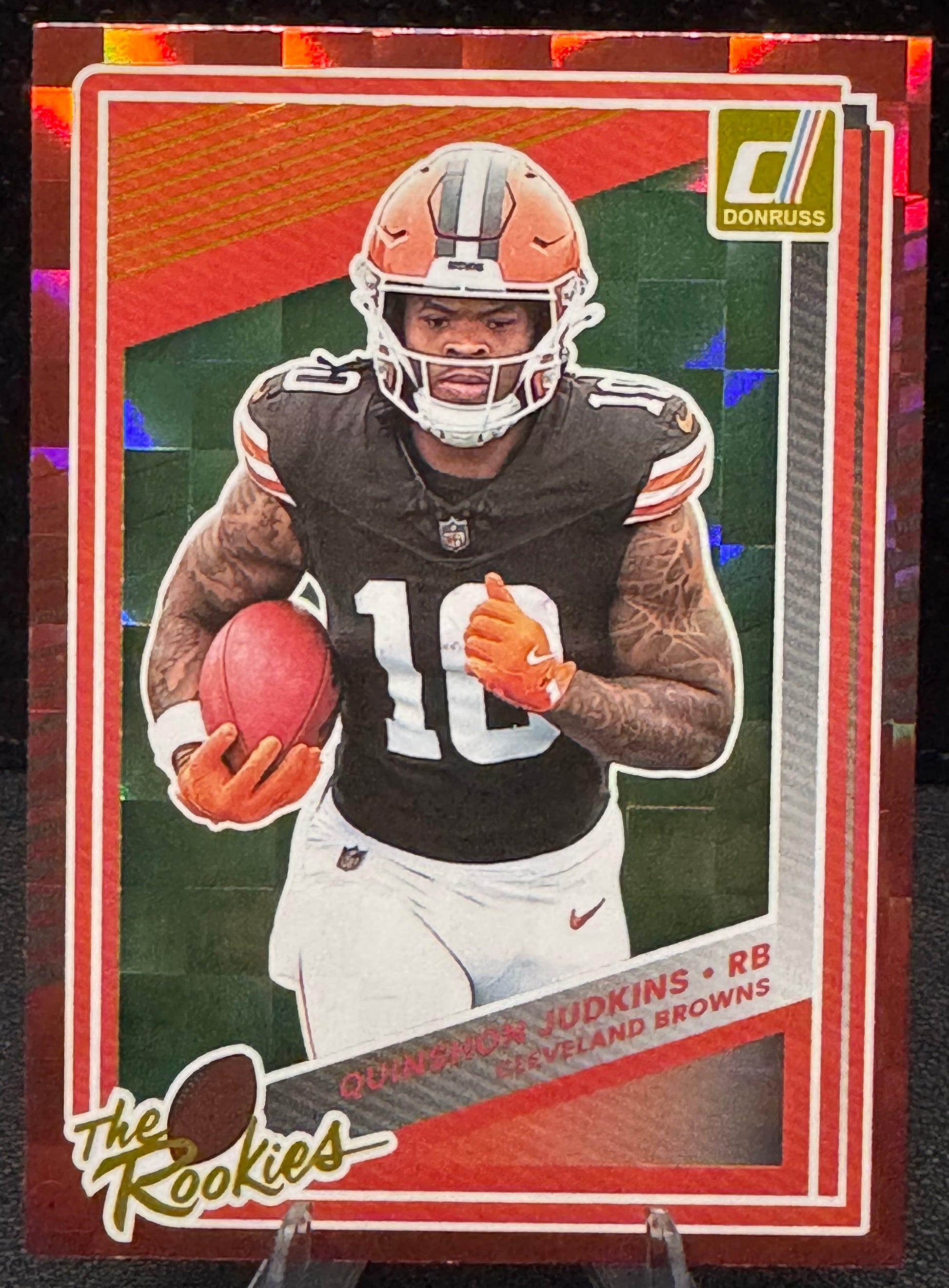2025 Donruss The Rookies #26 Quinshon Judkins RC Cleveland Brown