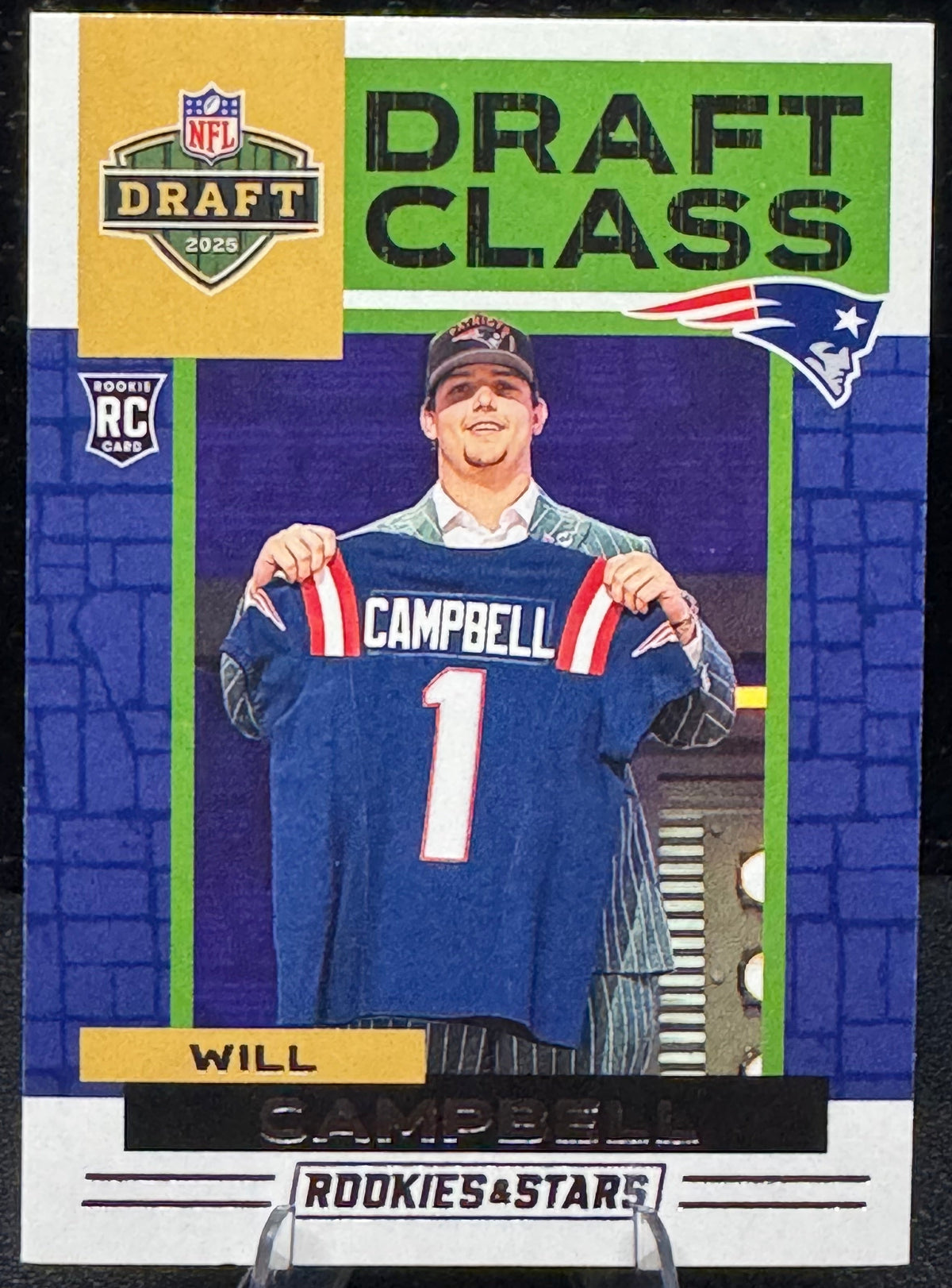 2025 Panini Rookies & Stars Draft Class Rookie #3 Will Campbell RC New England Patriots
