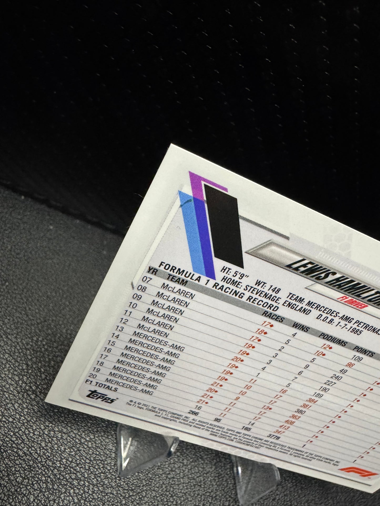 2021 Topps Chrome Formula 1 #56 Lewis Hamilton Mercedes AMG