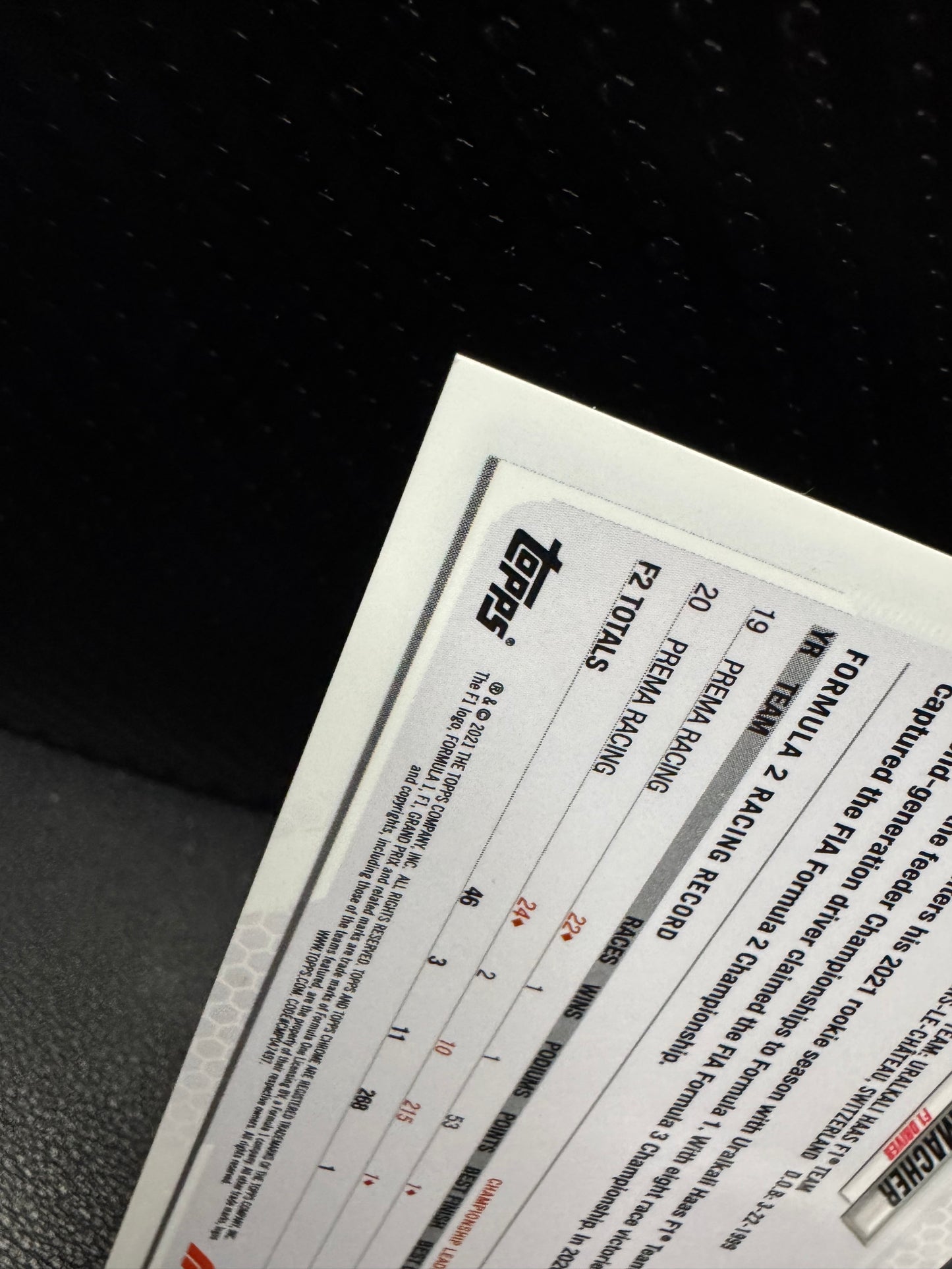 2021 Topps Chrome Formula 1 #17 Mick Schumacher RC Uralkali Haas