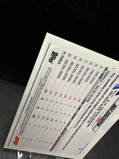 2021 Topps Chrome Formula 1 #3 Max Verstappen Red Bull Racing Honda