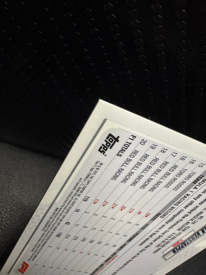 2021 Topps Chrome Formula 1 #55 Max Verstappen Red Bull Racing Honda