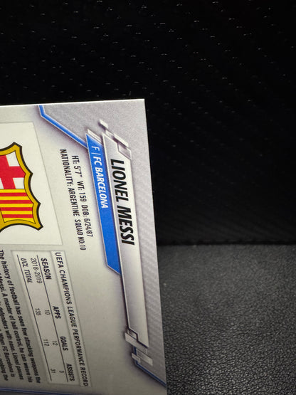 2019-20 Topps Chrome Sapphire UEFA Champions League #1 Lionel Messi