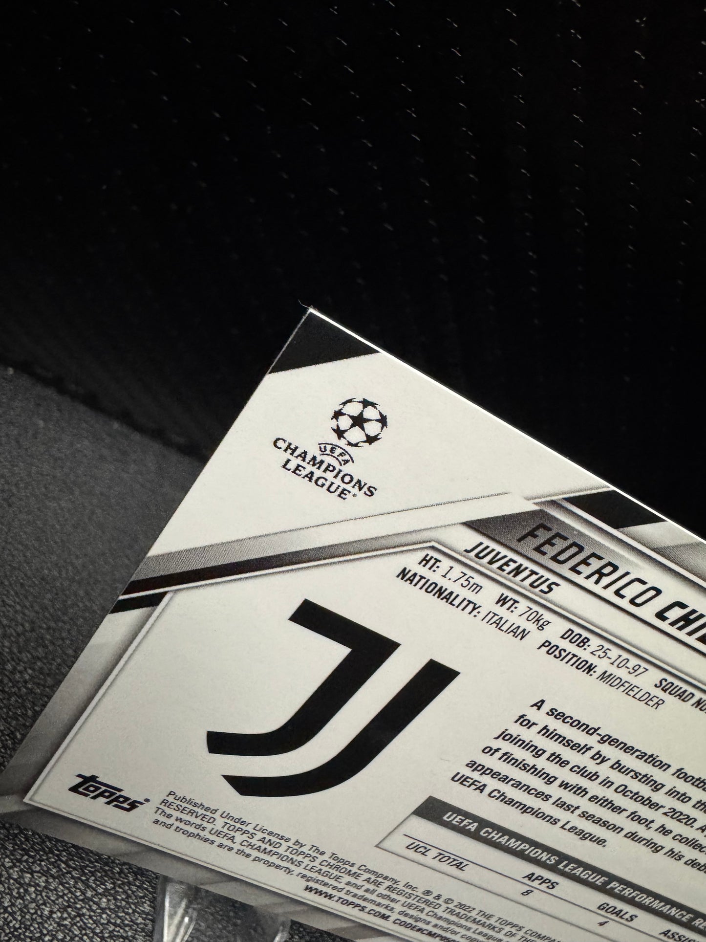 2021-22 Topps Chrome UEFA Champions League Refractors #195 Federico Chiesa