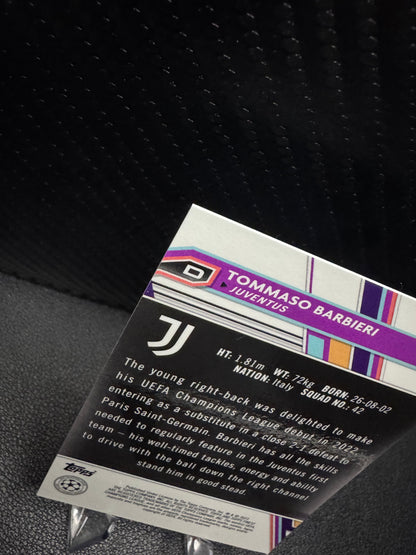 2022-23 Finest UEFA Club Competitions Green Refractors #149 Tommaso Barbieri RC