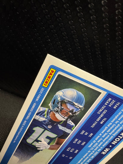 2025 Donruss Rated Rookie #388 Tory Horton RC Seattle Seahawks