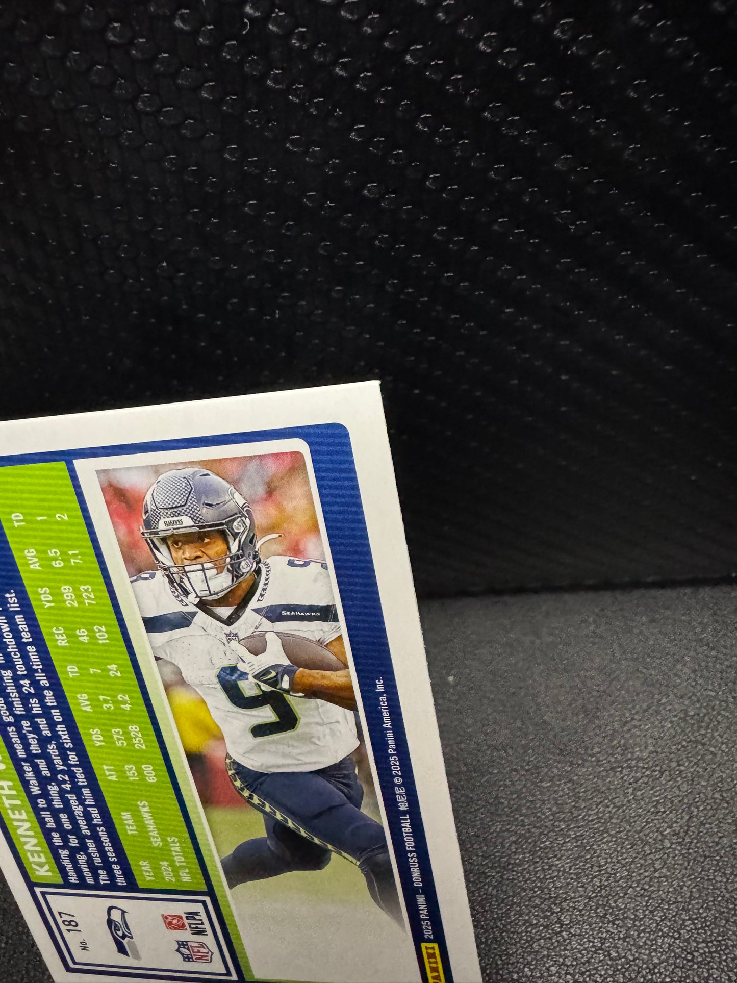 2025 Donruss Press Proof Purple #187 Kenneth Walker III Seattle Seahawks