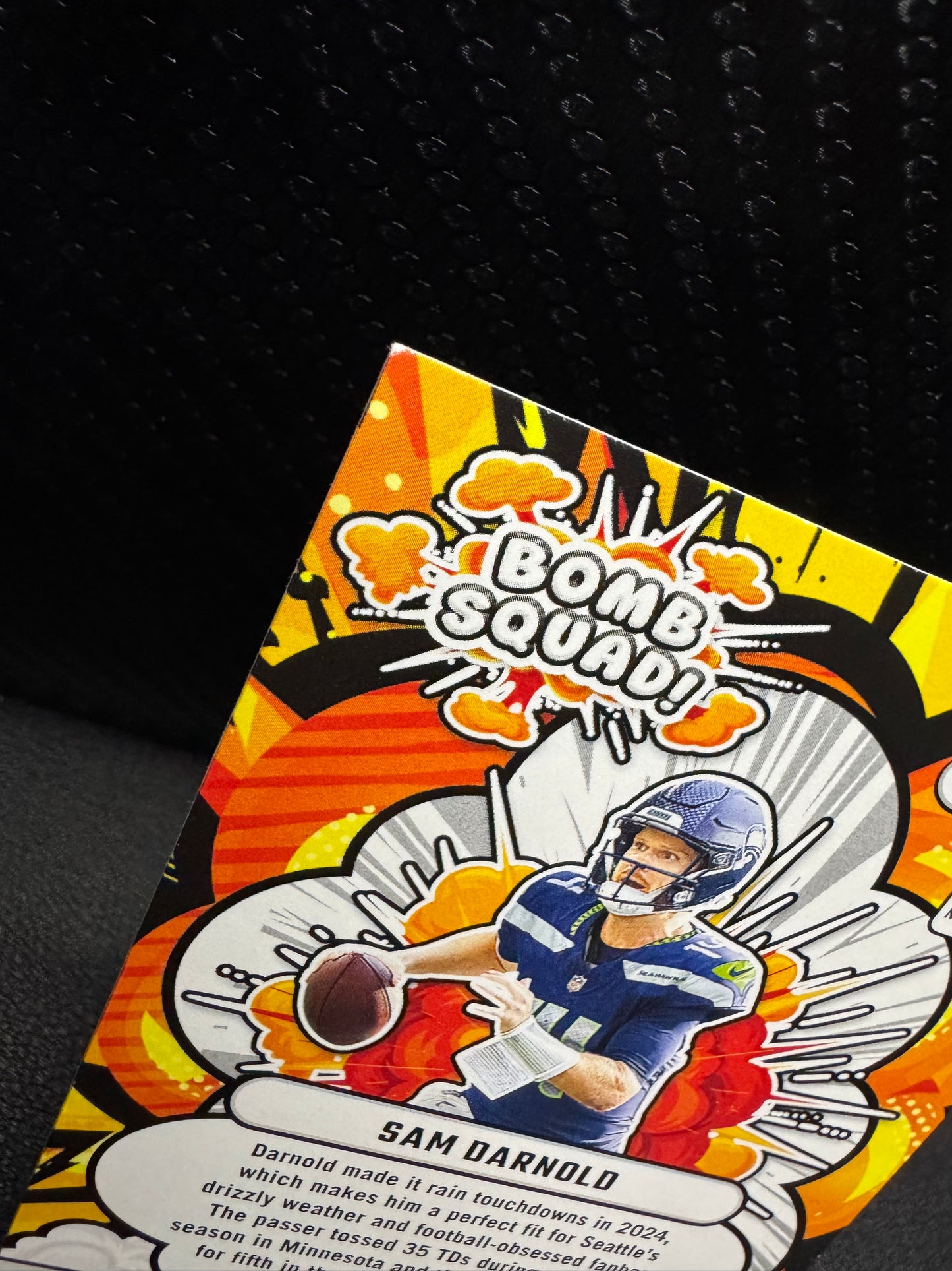2025 Donruss Bomb Squad #BS-SDD Sam Darnold Seattle Seahawks