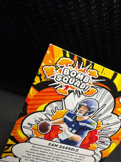 2025 Donruss Bomb Squad #BS-SDD Sam Darnold Seattle Seahawks