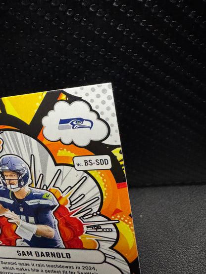 2025 Donruss Bomb Squad #BS-SDD Sam Darnold Seattle Seahawks