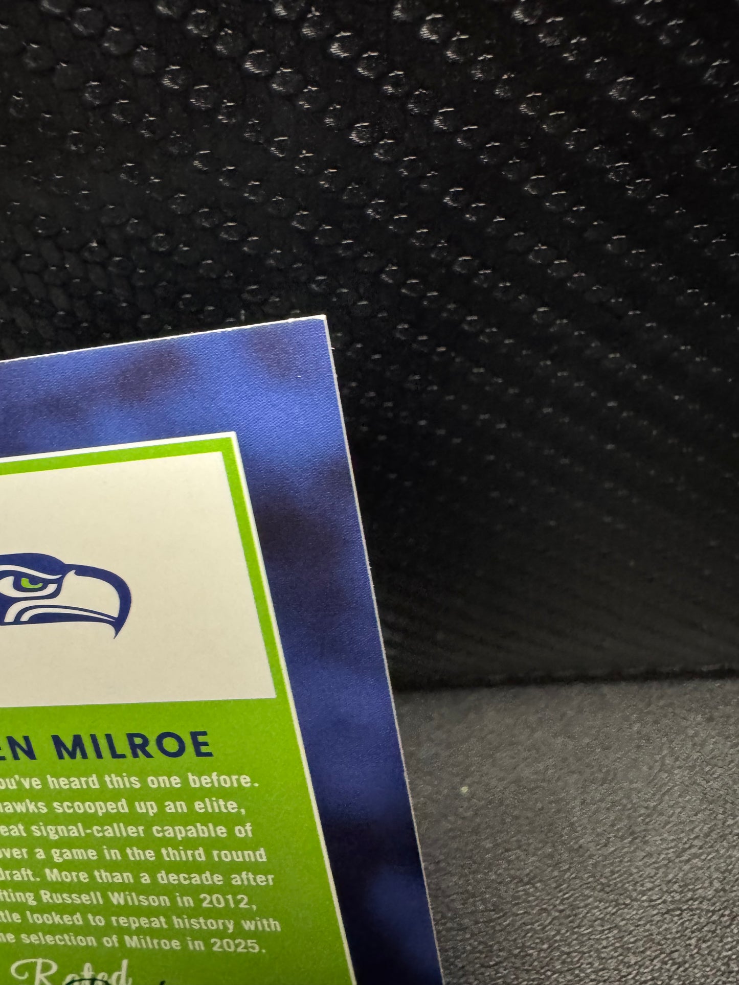 2025 Donruss Rated Rookies Retro #16 Jalen Milroe RC Seattle Seahawks