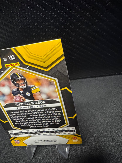 2024 Panini Mosaic #183 Russell Wilson Pittsburgh Steelers