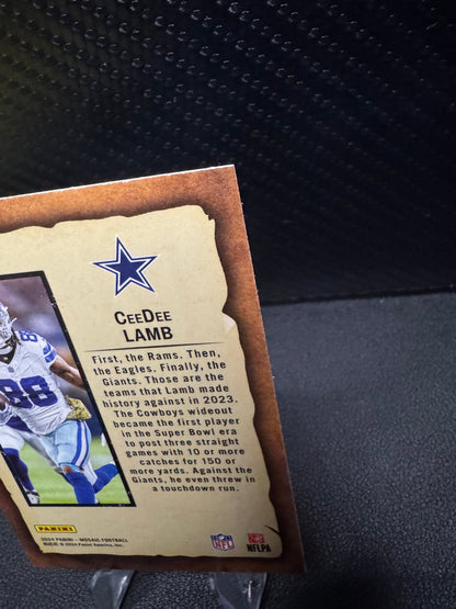 2024 Panini Mosaic Notoriety #3 CeeDee Lamb Dallas Cowboys