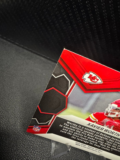 2024 Panini Mosaic NFL Debut #285 Xavier Worthy RC Kansas City Chiefs