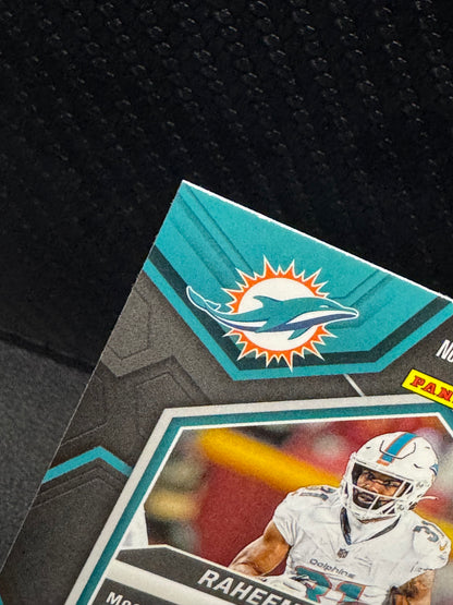 2024 Panini Mosaic Mosaic Camo Pink #136 Raheem Mostert Miami Dolphins