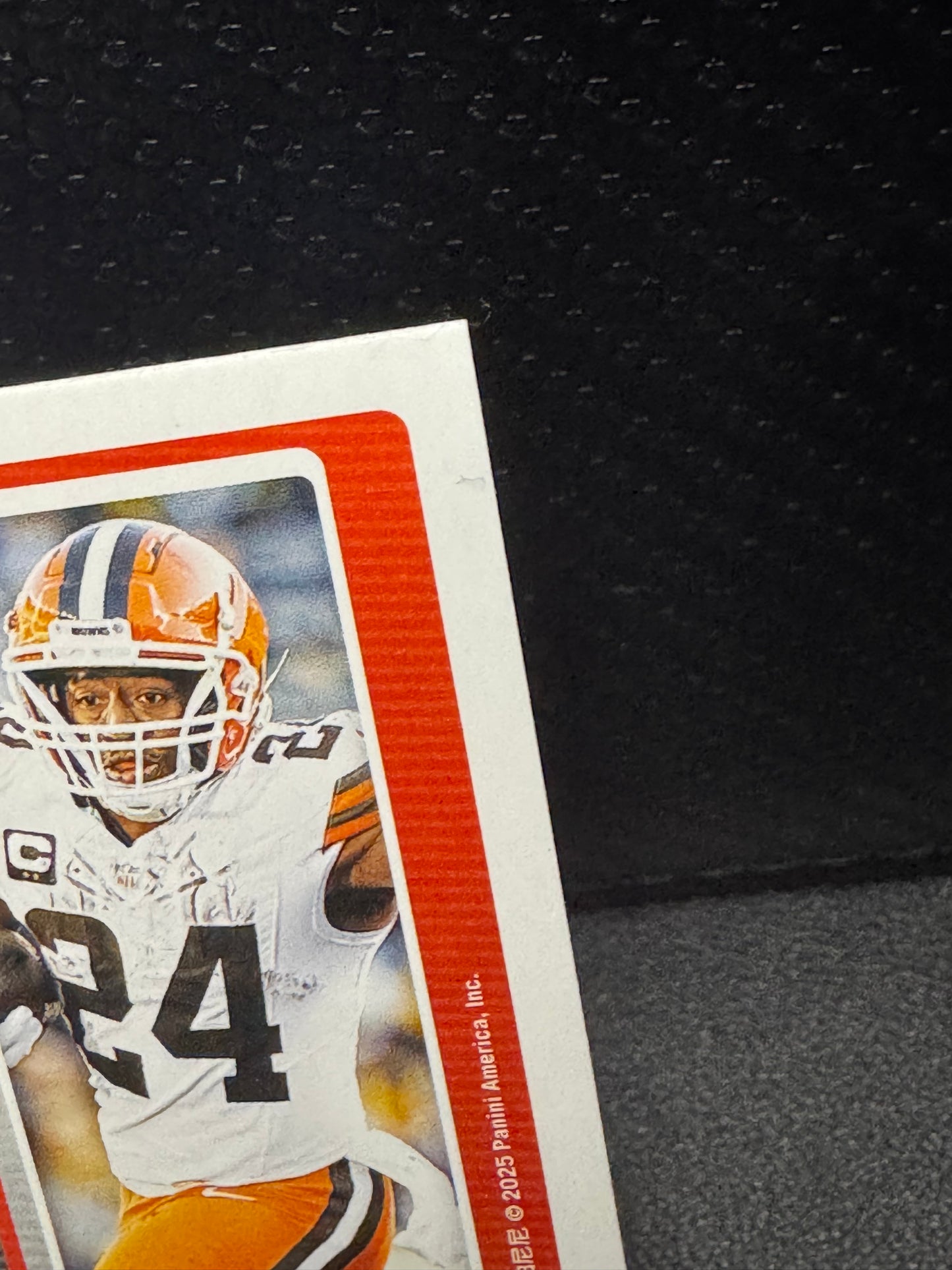 2025 Donruss Press Proof Purple #258 Nick Chubb Cleveland Browns