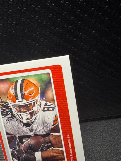2025 Donruss Press Proof Purple #98 David Njoku Cleveland Browns