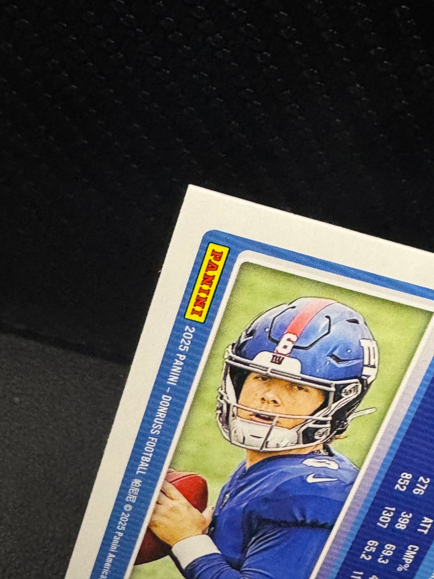 2025 Donruss Rated Rookie #400 Jaxson Dart RC New York Giants