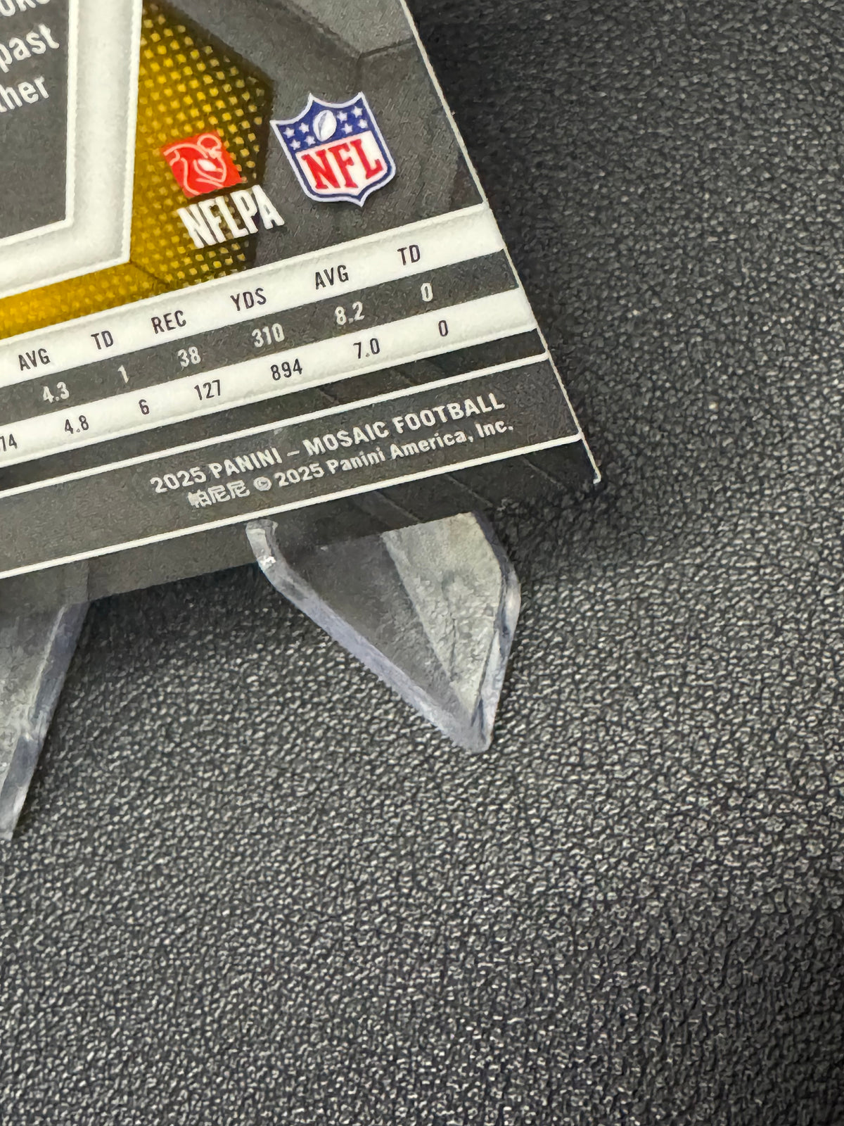 2025 Panini Mosaic Green Prizm #144 Jaylen Warren Pittsburgh Steelers