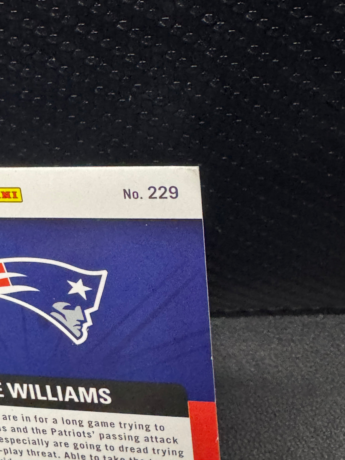 2025 Panini Revolution #229 Kyle Williams RC New England Patriots