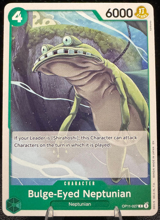 Bulge - Eyed Neptunian Common OP11 - 027 One Piece Fist of Divine Speed - 787 Hobby House