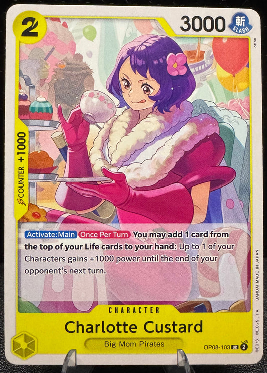 Charlotte Custard Uncommon OP08 - 103 One Piece Two Legends - 787 Hobby House