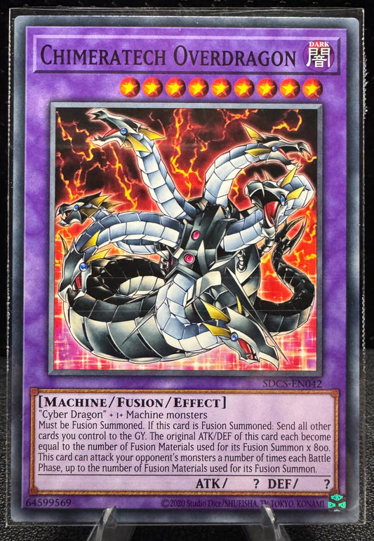 Chimeratech Overdragon SDCS - EN042 YuGiOh Structure Deck: Cyber Strike Common SP - 787 Hobby House