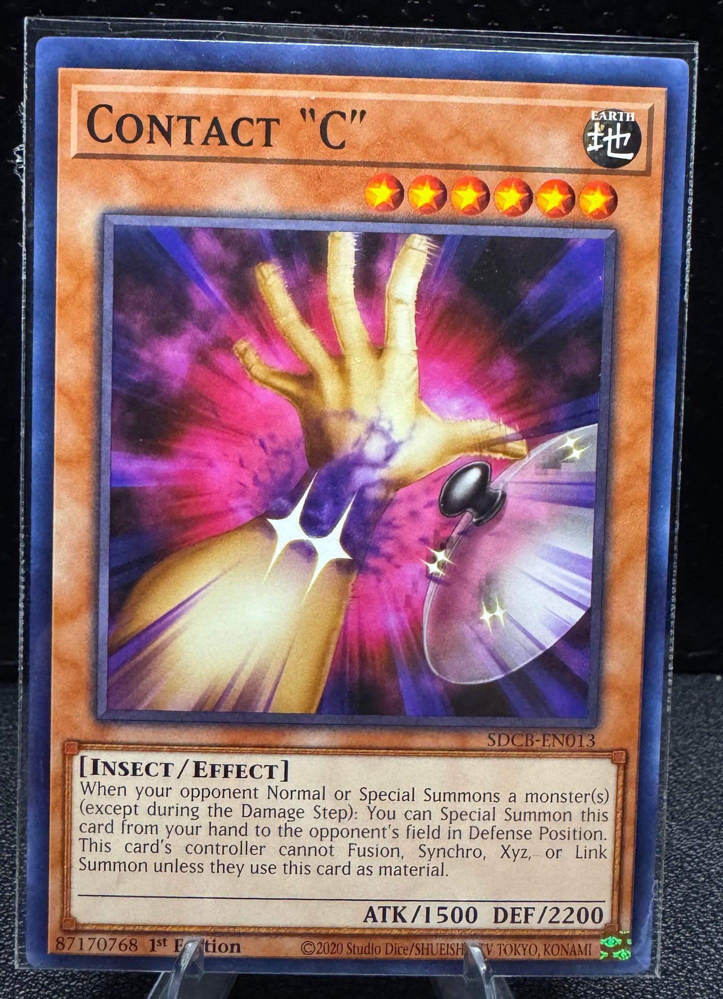 Contact C SDCB - EN013 YuGiOh Structure Deck: Legend of the Crystal Beasts 1st Edition Common - 787 Hobby House