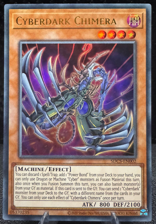 Cyberdark Chimera Ultra Rare SDCS - EN002 YuGiOh Structure Deck: Cyber Strike - 787 Hobby House