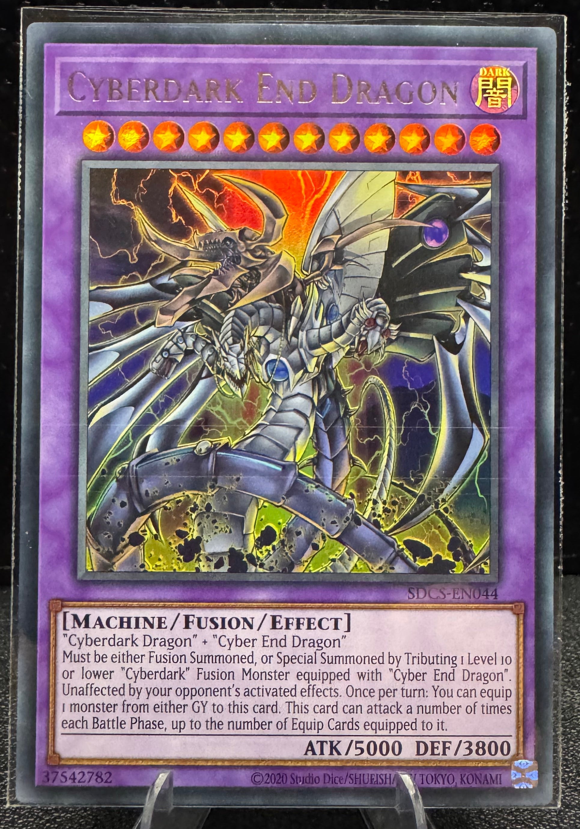 Cyberdark Dragon SDCS - EN045 YuGiOh Structure Deck: Cyber Strike Ultra Rare - 787 Hobby House