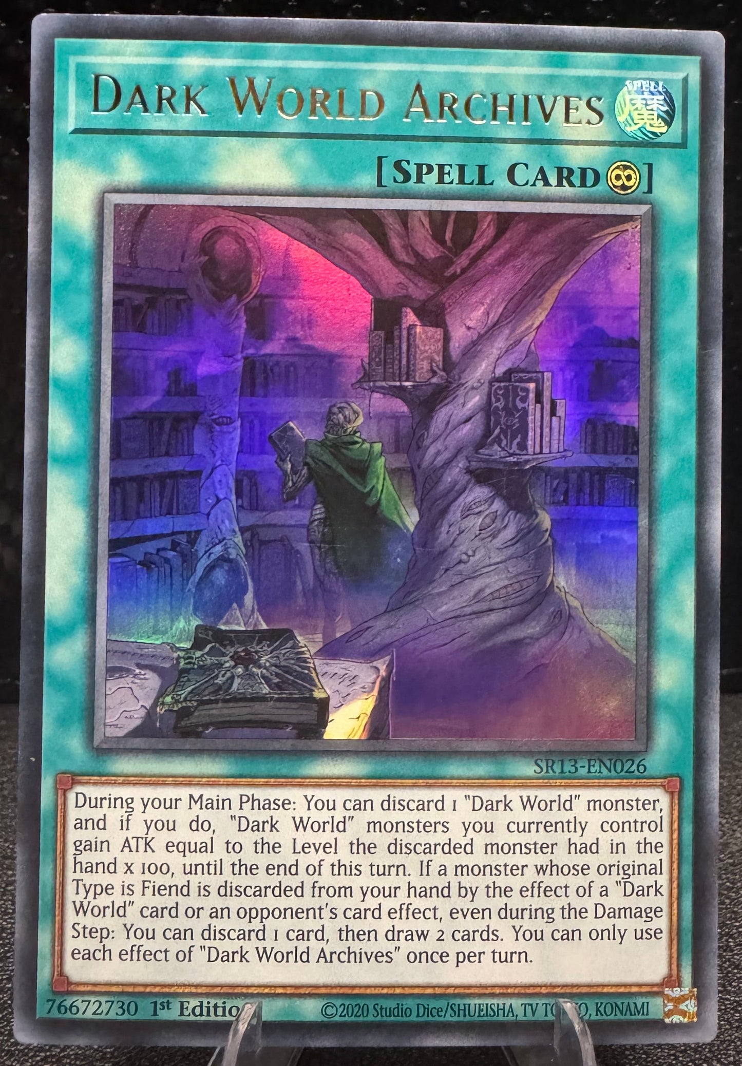 Dark World Archives 1st Edition Ultra Rare SR13 - EN026 YuGiOh Structure Deck: Dark World - 787 Hobby House