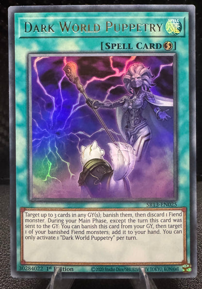 Dark World Puppetry 1st Edition Ultra Edition SR13 - EN025 YuGiOh Structure Deck: Dark World - 787 Hobby House