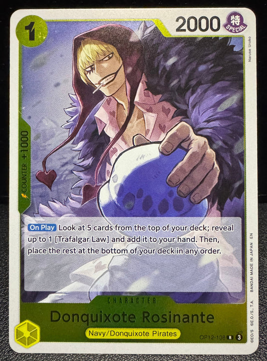Donquixote Rosinante Rare OP12 - 108 One Piece Legacy of the Master - 787 Hobby House